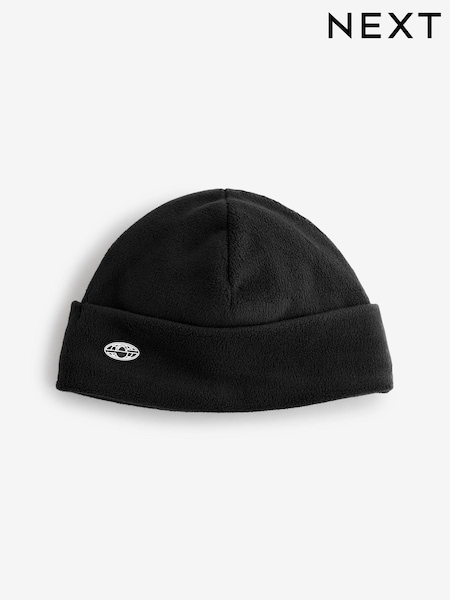 Black Fleece Beanie Hat (1-16yrs) (B62569) | 15 QAR - 24 QAR