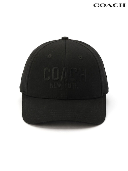 Coach Embroidered Black Baseball 100% Cotton Hat (B62584) | 58 €