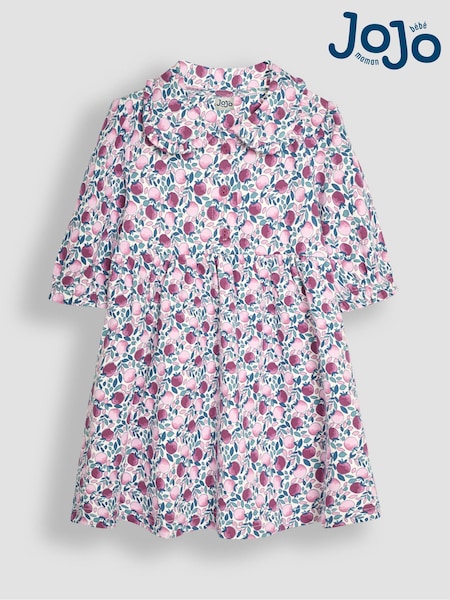 Berry Roz Apple - Rochie cu Peter Pan JoJo Maman Bébé (B62764) | 171 LEI