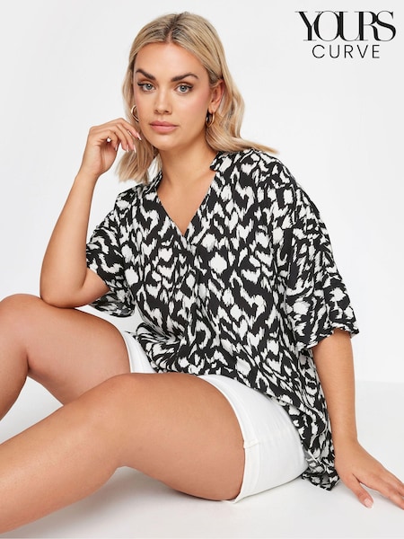 Yours Curve Print Pleat Front Blouse (B62769) | 41 €
