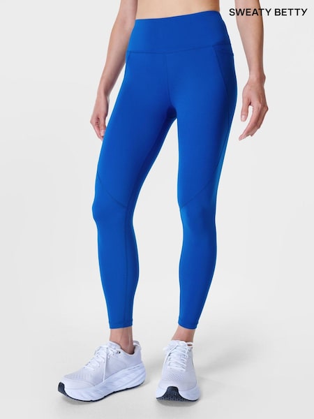 Sweaty Betty Lightning Blue Full Length Power Workout Leggings (B62872) | €56