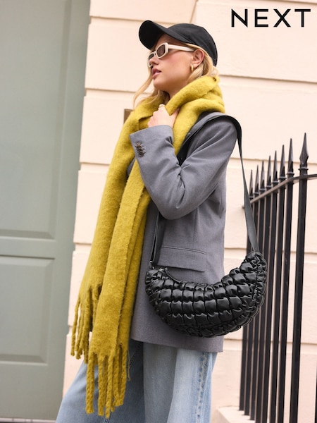 Black Quilted Sling Bag (B62903) | €21.50