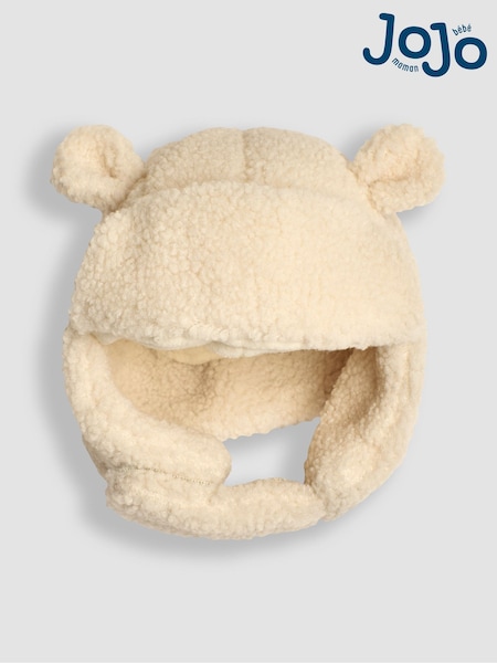 Cream - JoJo Maman Bébé Cosy Borg Hat (B63071) | 31 €