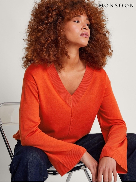 Monsoon Vida V-Neck Jumper (B63204) | €34