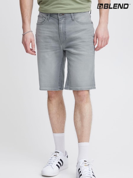 Blend Grey Stretch Denim Shorts (B63720) | €20