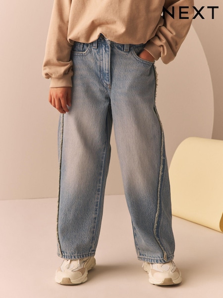 Окрашенный деним - Wide Leg 100% Cotton Jeans (3-16yrs) (B63737) | €18 - €23