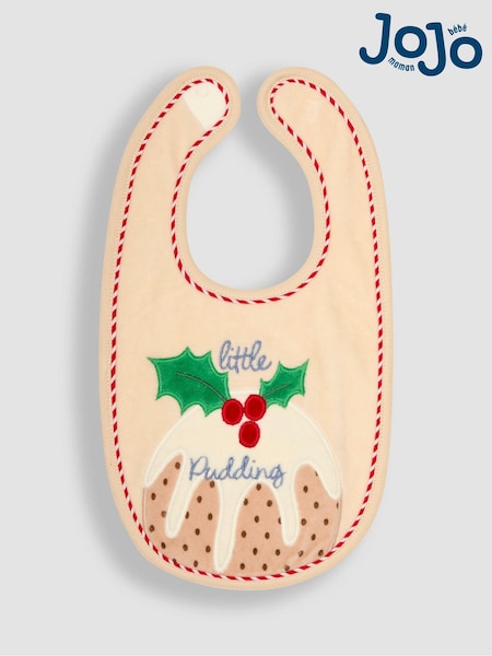 JoJo Maman Bébé Stone Little Pudding Bib (B63739) | €13