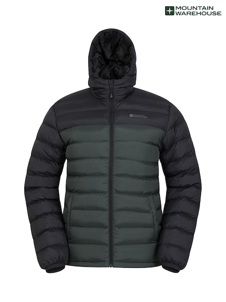 Mountain Warehouse Green Seasons II Mens Water Resistant Padded Jacket (B63855) | €42