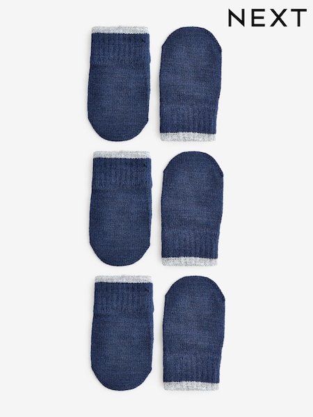 כחול כהה - 3 Pair Magic Mittens Set (3mths-6yrs) (B64012) | ‏21‏₪