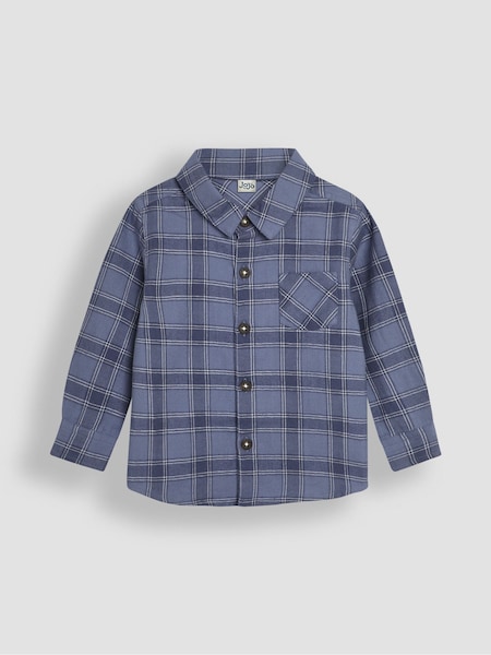 JoJo Maman Bébé Blue Check Shirt (B64070) | BGN 74