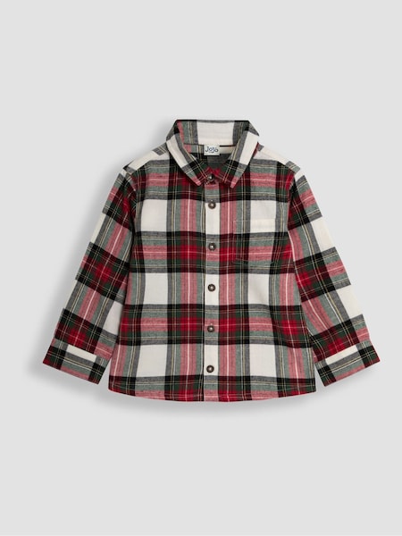 JoJo Maman Bébé Red Check Shirt With Bow Tie (B64202) | €49