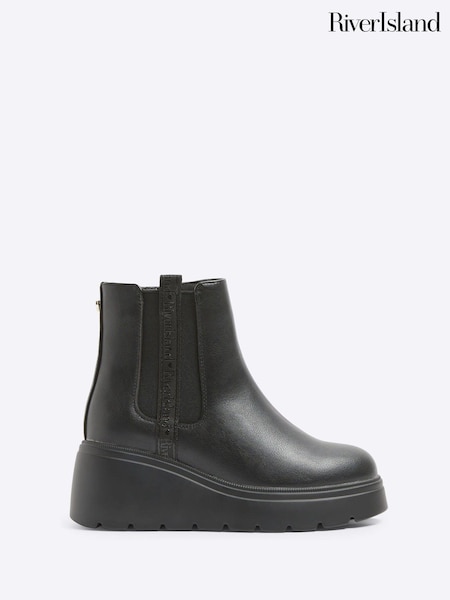 River Island Girls Wedge Boots (B64310) | 116 LEI