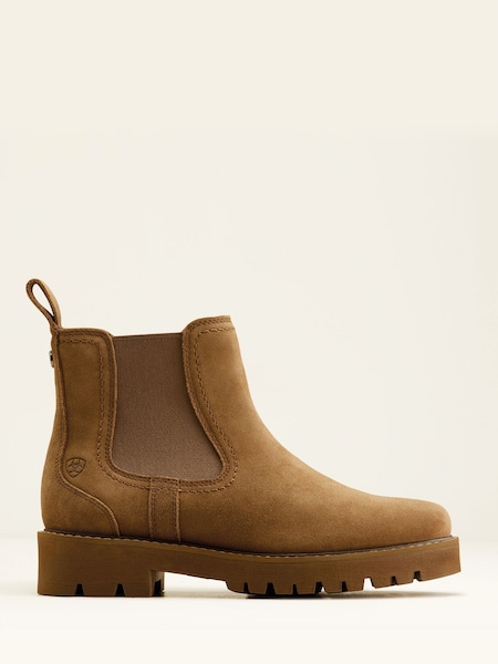 Ariat Green Wexford Lug Waterproof Chelsea Boots (B64588) | €95