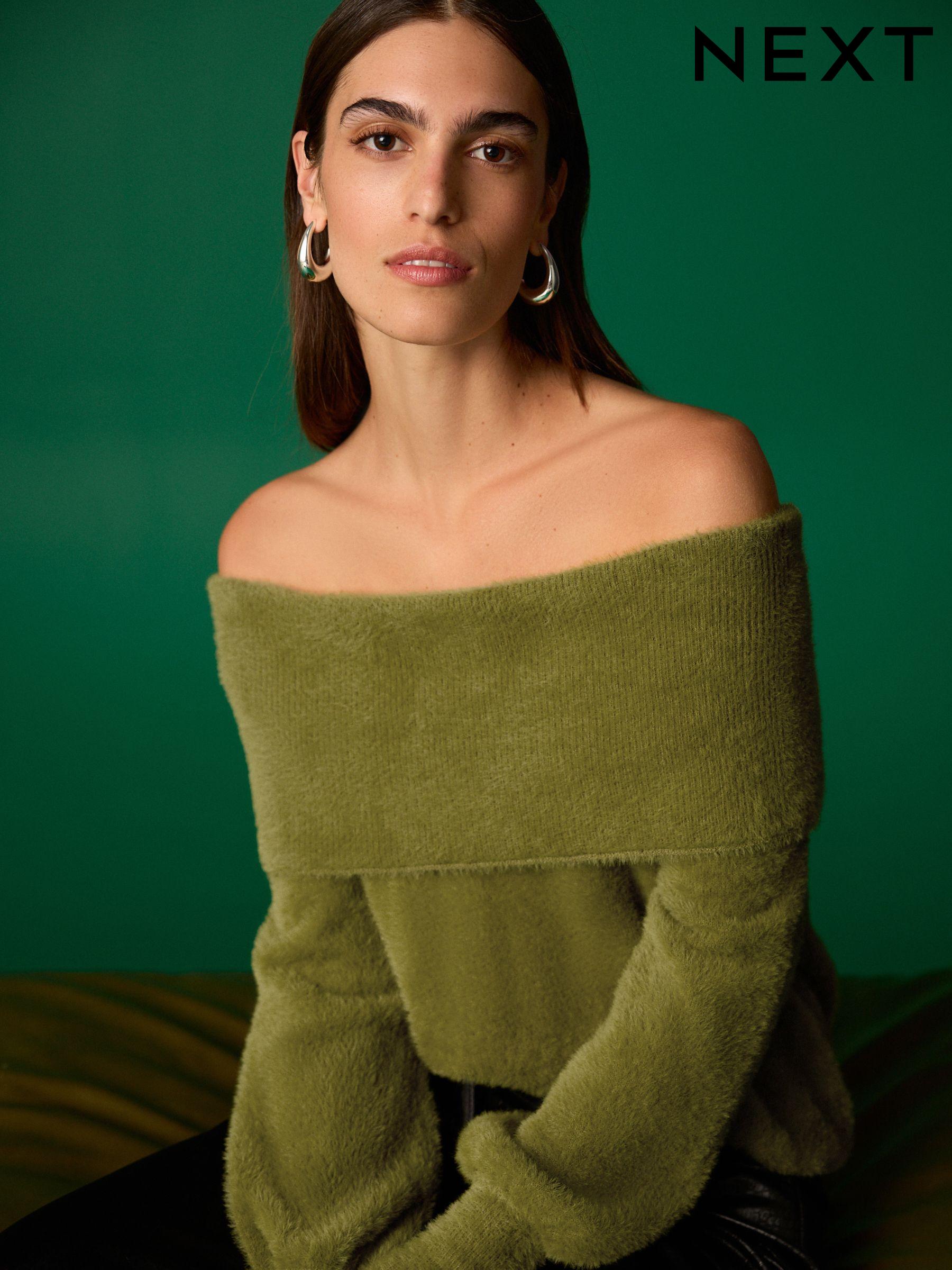 Green Bardot Jumpers Next Oman