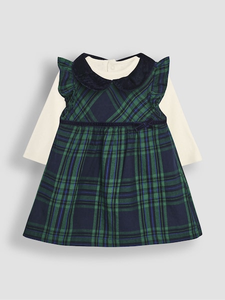 Jojo Maman Bébé Tartan Baby Dress & Body Set (B64873) | ‏181‏₪