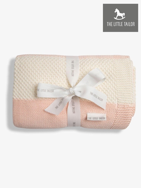 The Little Tailor Baby 100% Cotton Textured Stripe Shawl Blanket (B64905) | €44