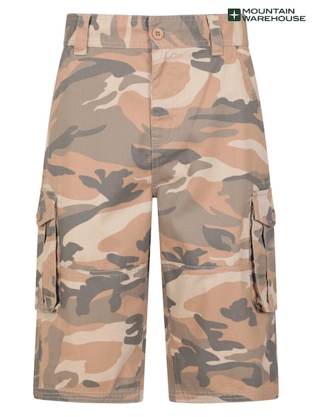 Maro - Mountain Warehouse Camo pentru bărbați 100% Bermude din bumbac (B64931) | 133 LEI