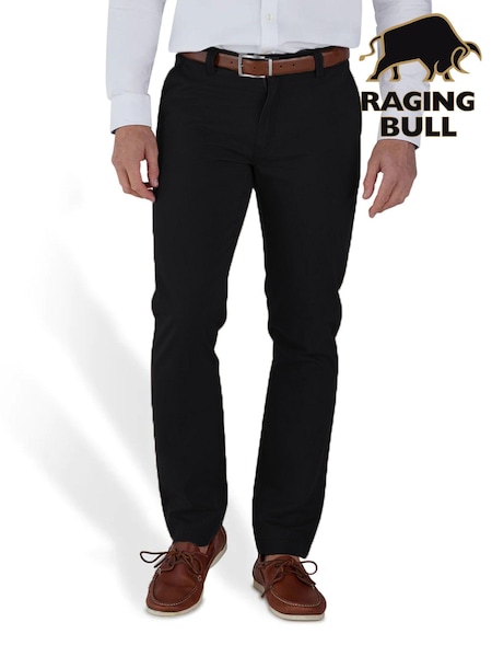 Raging Bull Tapered Chino Black Trousers (B64954) | €98