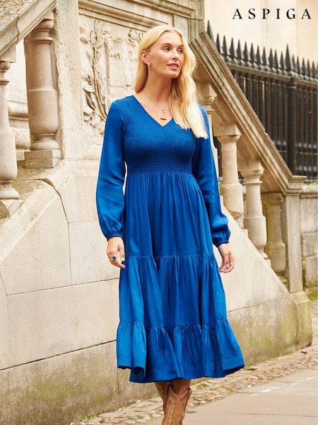 Aspiga Blue Fleur Dress (B65054) | €89