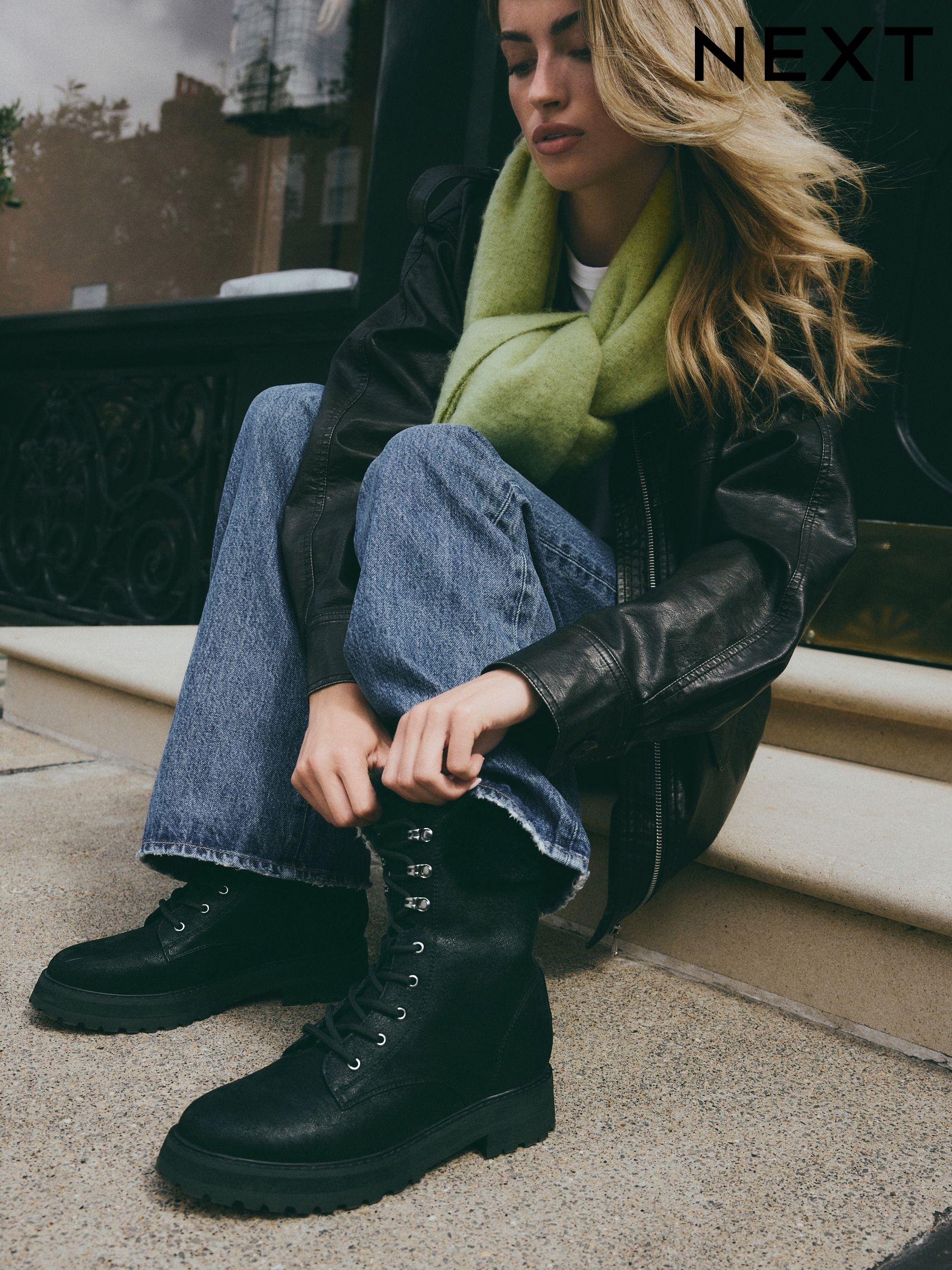 Women s Lace Up Boots Lace Up Ankle Boots Next