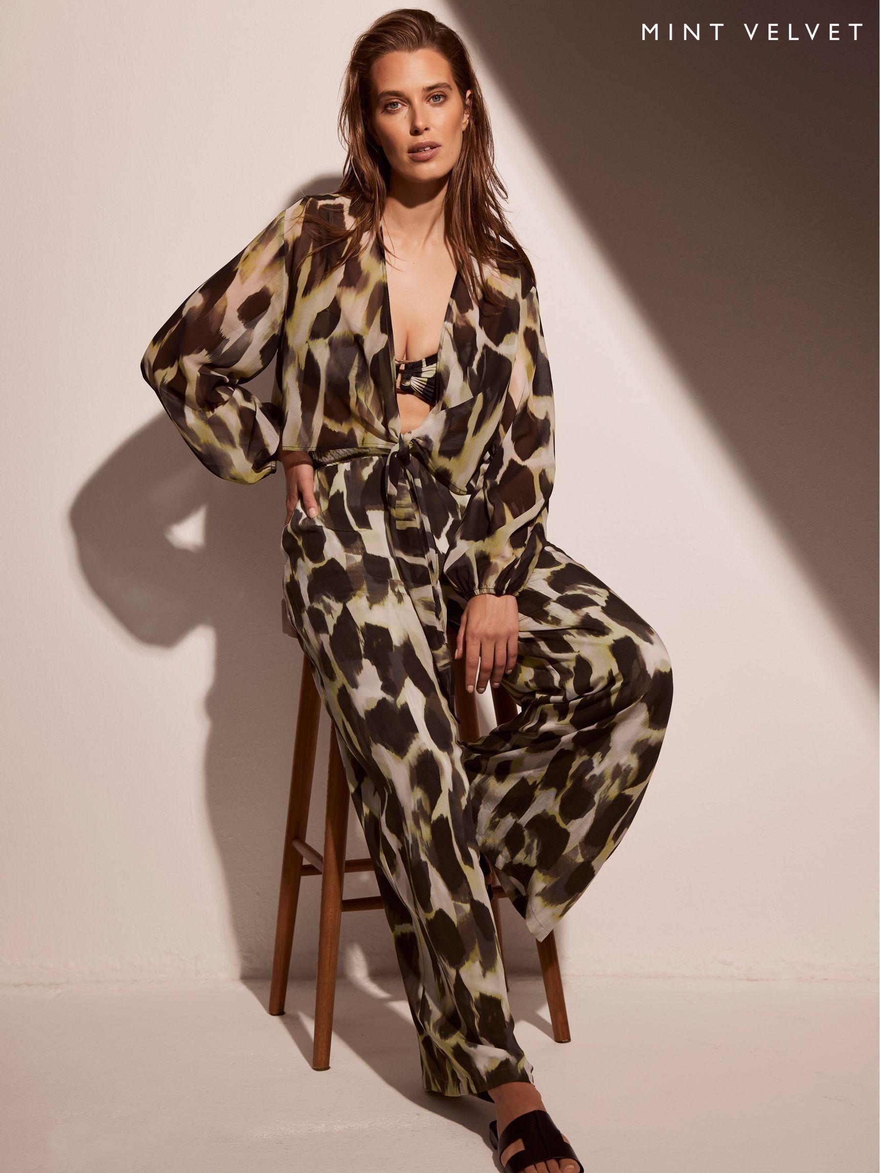Mint velvet leopard print jumpsuit outlet