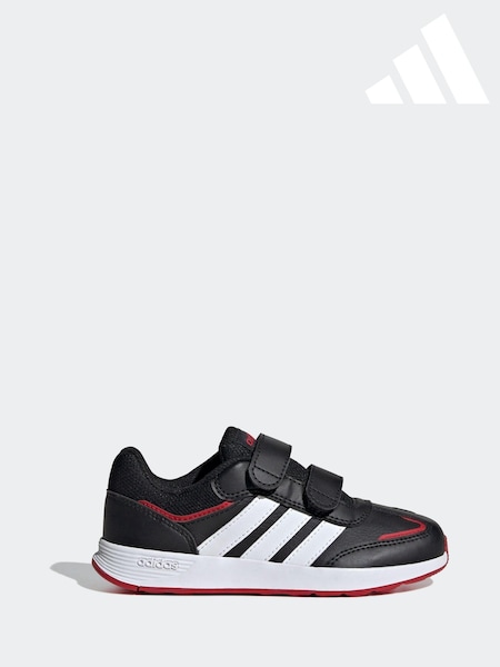 adidas Black/Red Kids Tensaur Switch Trainers (B65390) | €37