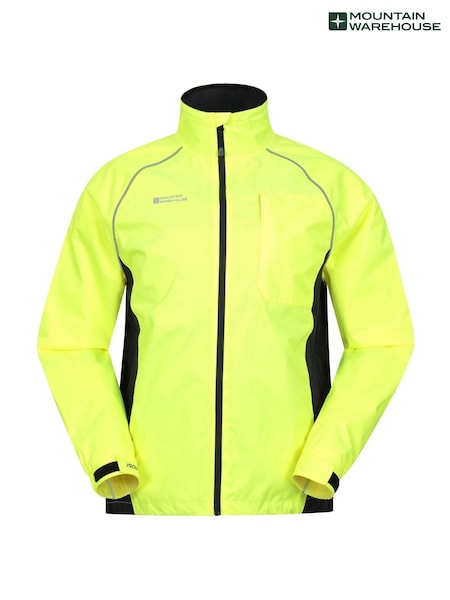 Mountain Warehouse Yellow Mens Adrenaline Waterproof Iso-Viz Jacket (B65511) | €85