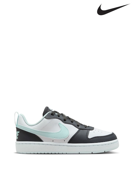 Nike Black Youth Court Borough Low Refcraft Trainers (B65520) | €71