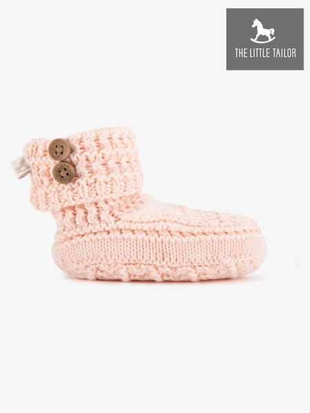 The Little Tailor Baby Soft Knitted 100% Cotton Booties (B65608) | €29