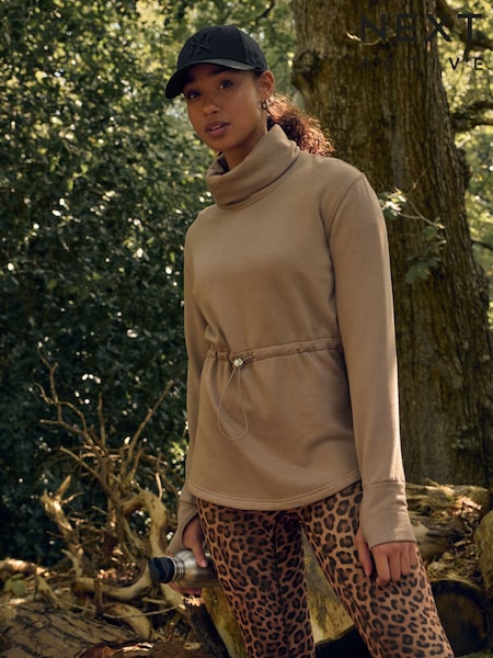 Maro - Active Guler căzut drapat Sweat Top (B65688) | 166 LEI