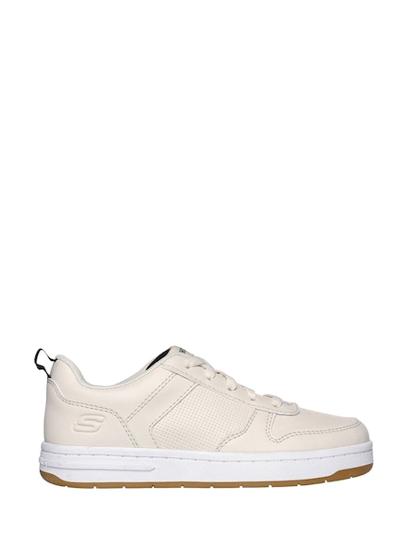Skechers Cream Smooth Street Genzo Trainers (B65767) | AED113