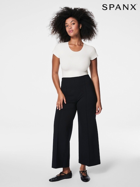 SPANXsupersmooth™ Perfect Fit Ponte Cropped Wide Leg Pants (B65997) | $223 - $227