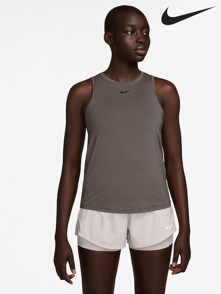 Nike Taupe Brown One Classic Dri-FIT Tank Top (B66032) | €40