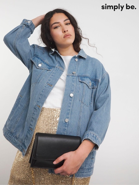 Simply Be Boyfriend Denim 100% Cotton Jacket (B66048) | 28 €