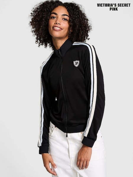 Victoria's Secret PINK Black Tracksuit Full Zip Jacket (B66235) | €56