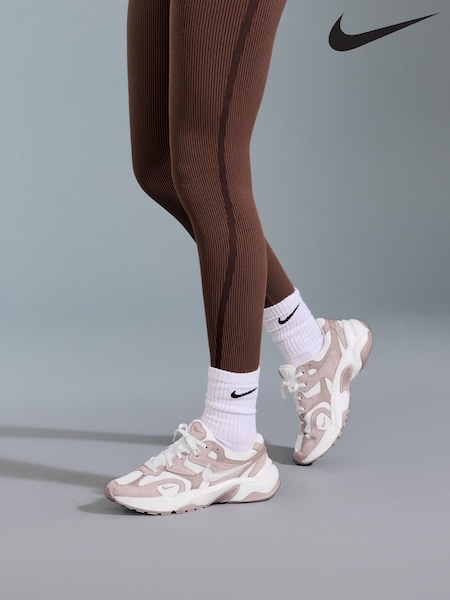 Nike White/Pink AL8 Trainers (B66240) | €106