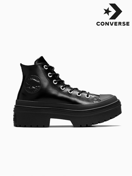 Converse Black Chuck Taylor All Star Lugged Heel Trainers (B66267) | €57