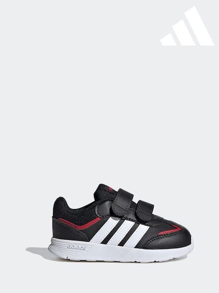 adidas Black/Red Kids Tensaur Switch Shoes (B66402) | R$ 245