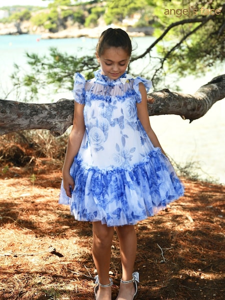 Angels Face Blue Marigold Flower Snowdrop Dress (B66442) | €57 - €60