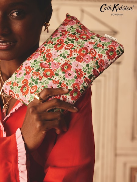 Cath Kidston Red Ditsy 100% Cotton Purse (B66560) | €9.50