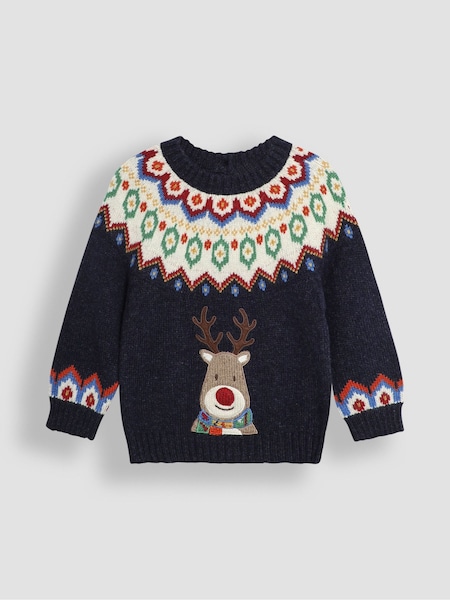 Jojo Maman Bébé Christmas Reindeer Jumper (B66714) | €49