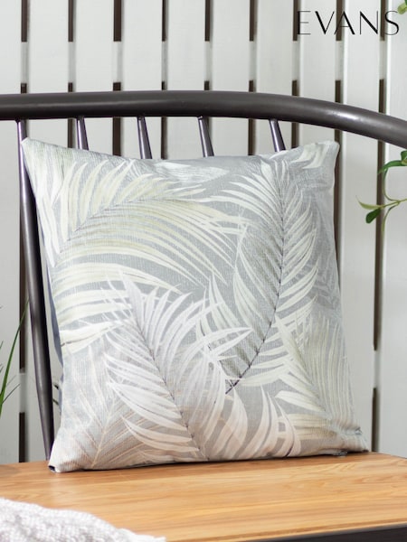 Evans Lichfield Green Palma Botanical Outdoor Cushion (B66791) | €20