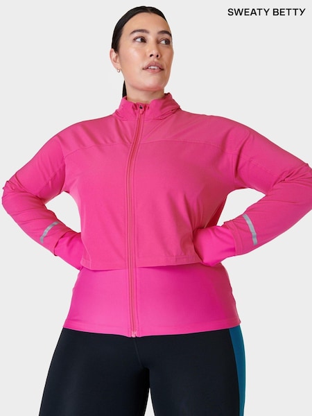Sweaty Betty Beet Pink Fast Track Running Jacket (B67231) | €72