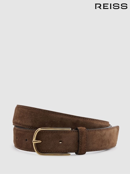 Tanfärgad - Reiss Carrie Suede Belt (B67235) | kr1 220