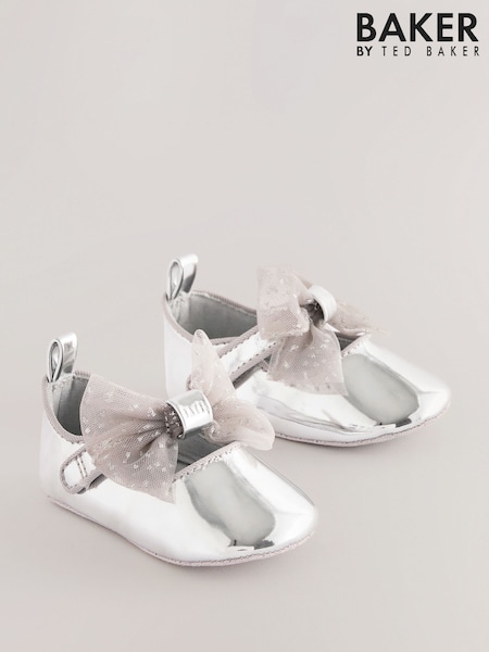 Baker by Ted Baker Baby Girls Padders Shoes With Bow (B67300) | €28