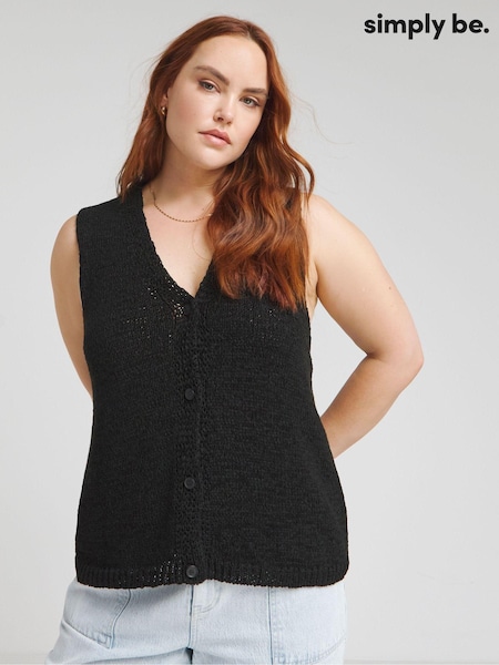 Simply Be Knitted Waistcoat (B67441) | €17