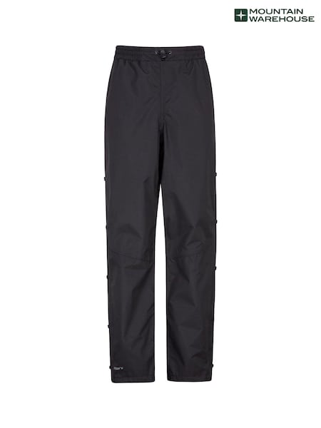 Черный - Mountain Warehouse Womens Downpour Short Length Waterproof Trousers (B67537) | €65