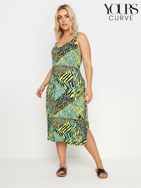 Yours Curve Shirred Strappy Throw On Beach Dress (B67753) | 22 €