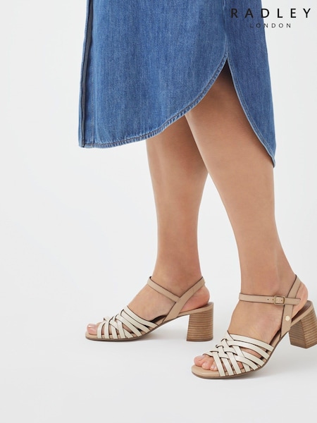 Radley London Crossways Road Weave Block Heeled Sandals (B67837) | 294 QAR