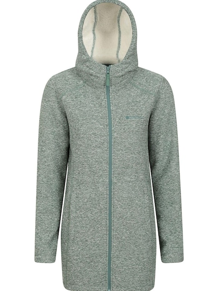 Mountain Warehouse Green Nevis Longline Fleece Jacket (B67925) | SGD 124